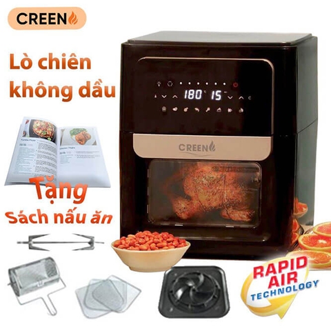 Nồi chiên không dầu Creen AG86B (12 lít – New 2022)