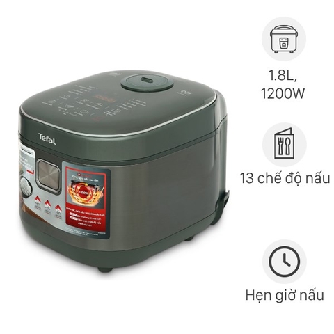 Nồi cơm cao tần Tefal 1.8 lít RK818A68