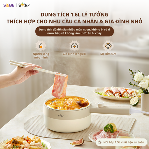 Nồi nấu điện đa năng Bear MC-4H16F