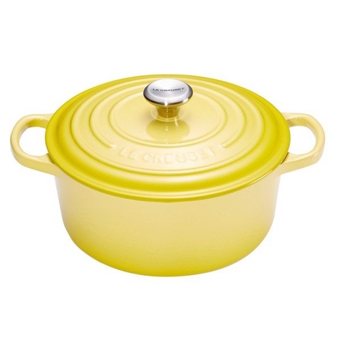 Nồi gang LeCreuset Bräter rund Evo 20cm gelb màu vàng