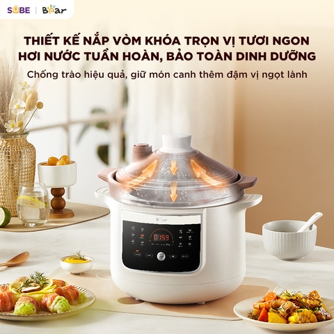Nồi nấu chậm Bear 3L ESP-305LP