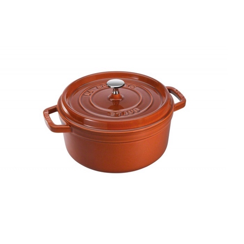 Nồi tròn STAUB COCOTTE CANNELLE CINNAMON 28CM màu cam quế