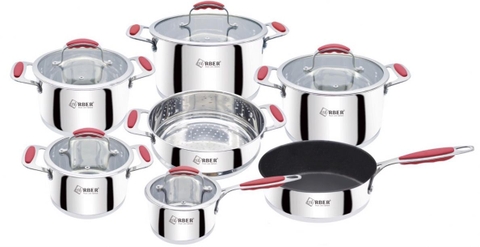 BỘ NỒI INOX 7 MÓN ARBER RUBY