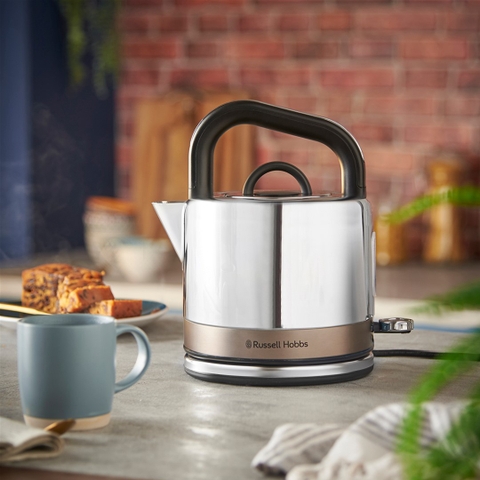 Ấm siêu tốc Russell Hobbs Distinctions 26422-70 2400W dung tích 1.5L, màu titan