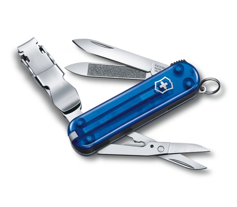 Dụng Cụ Đa Năng Victorinox Nail Clip 580 Blu Transp 0.6463.T2