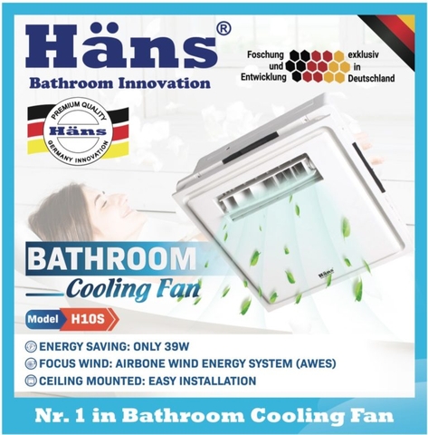 Quạt mát âm trần Hans H10S