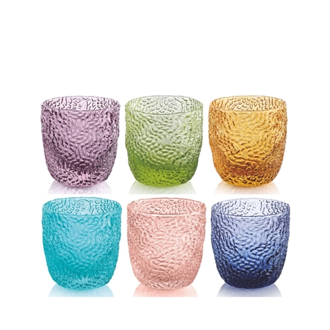 Set 6 cốc Tricot (Assorted Colors) 300ml IVV