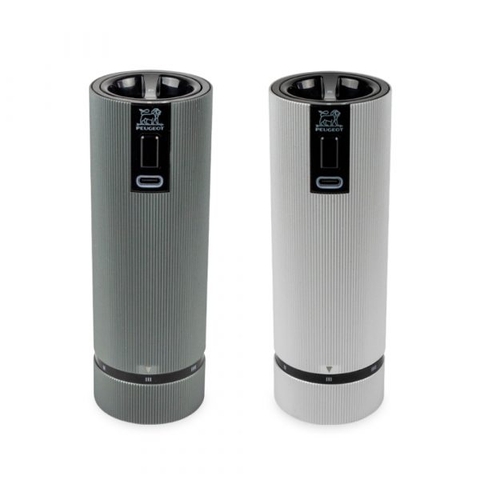 Bộ 2 Cối Xay Tiêu Muối Peugeot Line Electric u'Select 2/43148 15cm Màu Xám Carbon & Xám Nhôm