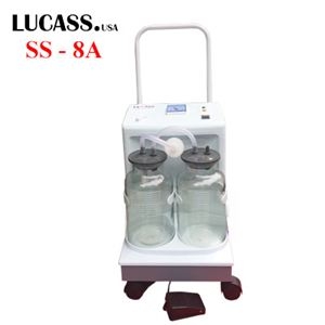 MÁY HÚT DỊCH MŨI, ĐỜM 2 BÌNH LUCASS SS-8A