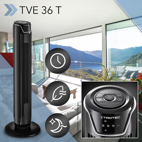 QUẠT THÁP TROTEC TVE 36T, NHẬP ĐỨC