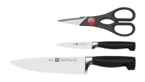 Set dao 3 món Zwilling Vier Sterne có kéo Made in Germany