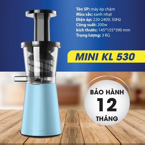 MÁY ÉP CHẬM MINI KALITE KL-530