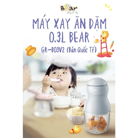 MÁY XAY THỰC PHẨM ĐA NĂNG BEAR GR-B03V2