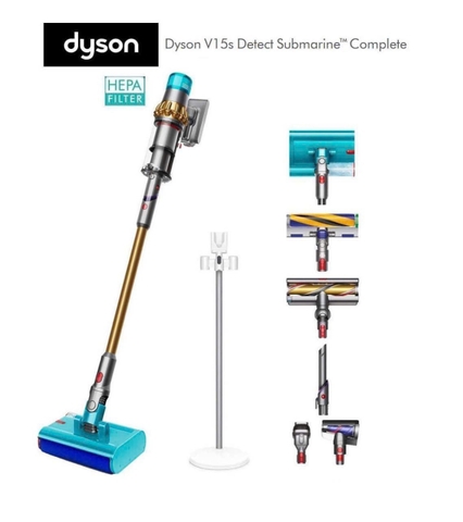 Máy hút bụi lau nhà Dyson v15s detect submarine complete