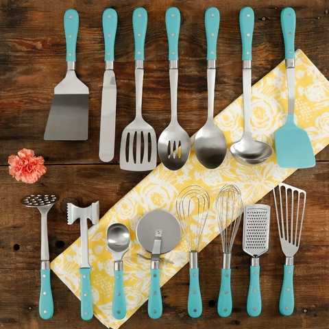 Set dụng cụ nhà bếp 15 món The Pioneer Woman Frontier Collection