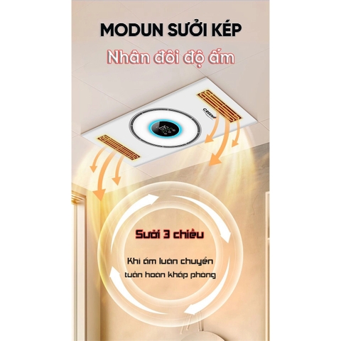 QUẠT SƯỞI NHÀ TẮM THÔNG MINH CREEN CR-SMH688