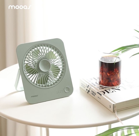 Quạt tích điện Mini Mooas Made in Korea