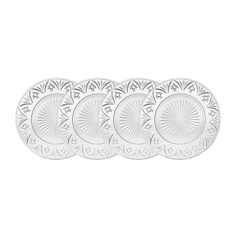 Set 4 đĩa pha lê Godinger Dublin Crystal Dinner Plate
