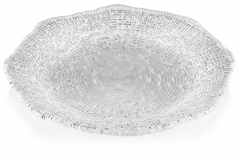 Đĩa sâu lòng IVV Diamante trắng 18cm