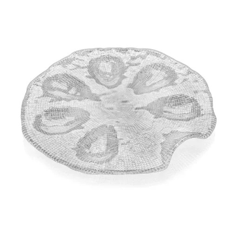Đĩa để hàu 6 khe lõm IVV DIAMANTÉ OYSTER 34cm