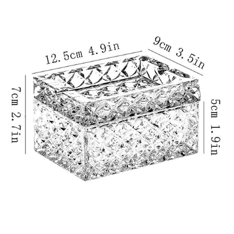 Hộp đựng pha lê thuốc lá/cigar kiêm gạt tàn 2 in 1 Bohemia Crystal