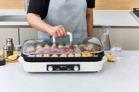 Bếp lẩu nướng 2 đĩa Dupan DP-2301 #new2024