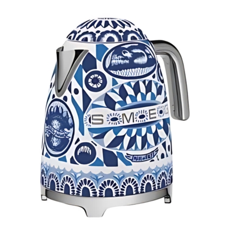 Ấm Siêu Tốc Smeg KLF03DGBEU D&G Blu Mediterraneo 1.7L 2400W
