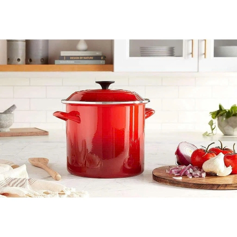 Nồi luộc gà nấu phở Le Creuset 7,6l màu đỏ