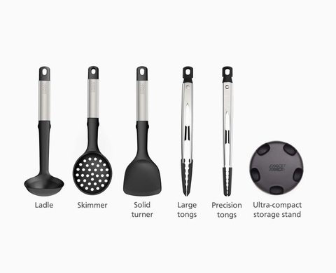 Bộ dụng cụ nấu ăn 5 món silicone Joseph Joseph 10568 Elevate Fusion (Steel)