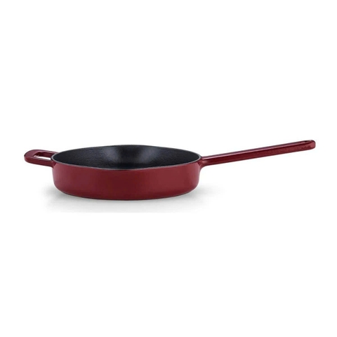 Chảo Gang Fissler Moments 24 cm mầu Đỏ mận