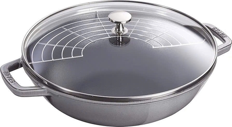 Chảo gang Wok Staub Wok CHE 30cm