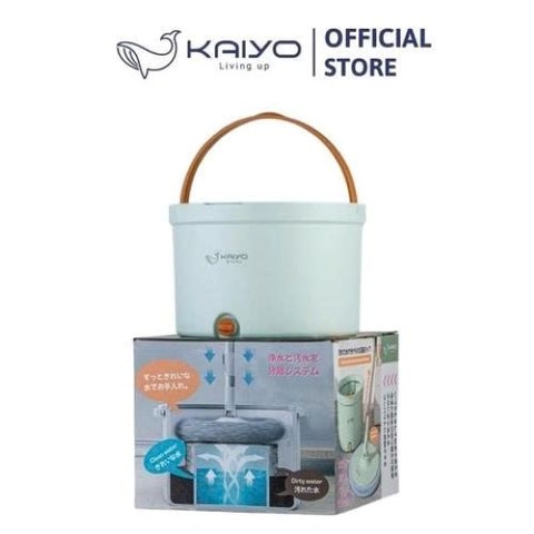 Cây lau nhà thông minh tách nước bẩn Kaiyo KM51_MINT, màu xanh mint