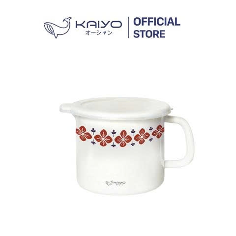 Nồi đa năng tráng men sứ, dáng tròn Kaiyo size 15cm