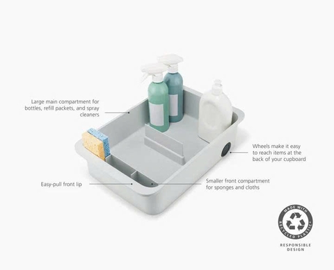 Hộp đựng đồ nhà bếp Joseph Joseph 8500002 CupboardStore™ có bánh lăn