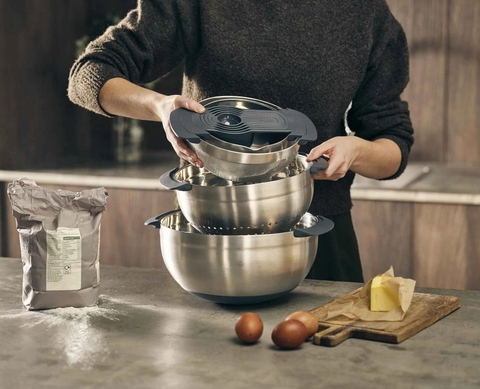 Set âu, rổ, đong Joseph Joseph 95032 Nest™ 100 inox