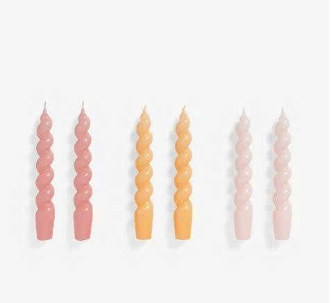 Set 6 Chân Nến Xoắn Spiral – Made in Italy