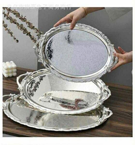 Khay phục vụ - Decor đẹp đỉnh cực sang Dáng Oval