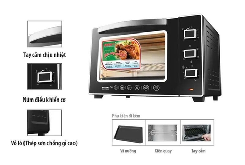 Lò nướng Sanaky VH-3599S2D 35 lít