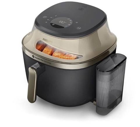 Nồi chiên không dầu Philips Airfryer 5000 Na543 có chức năng hấp, dung tích 7.2L