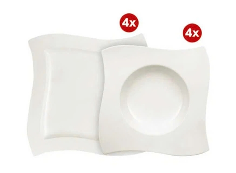 Set 8 đĩa Villeroy Boch NewWave 24cm