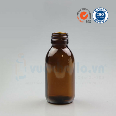 Chai thủy tinh Siro, Syrup 30ml với cổ 28mm