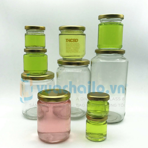 Lọ Thủy Tinh Dáng Tròn Các Dung Tích