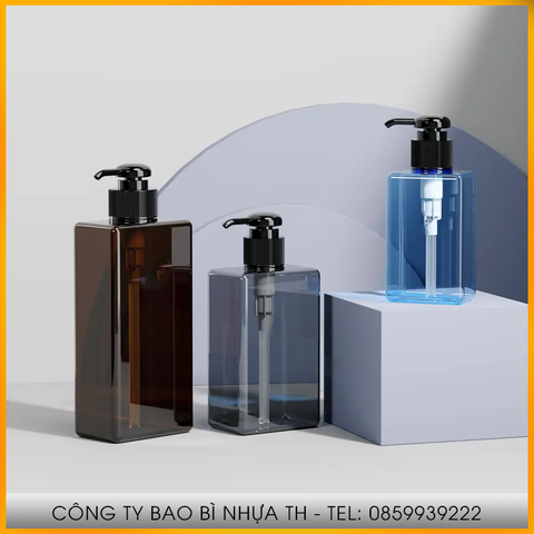 Chai nhựa pet mỹ phẩm cao cấp 500ml