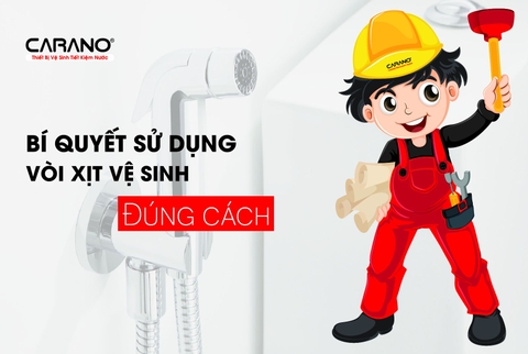 BÍ QUYẾT SỬ DỤNG VÒI XỊT VỆ SINH ĐỂ BẢO VỆ SỨC KHỎE