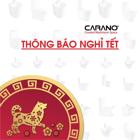 CARANO VIỆT NAM - THÔNG BÁO LỊCH NGHỈ TẾT