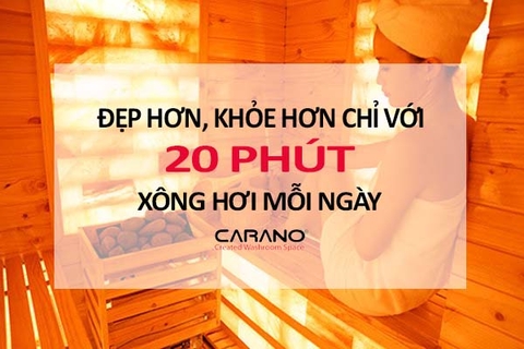 Đẹp hơn, khỏe hơn chỉ với 20 phút xông hơi mỗi ngày?