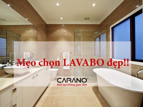 Những mẹo thú vị để chọn lavabo đẹp!