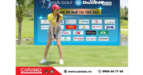 Thiết bị vệ sinh CARANO tài trợ giải Golf CLB Doanh Nhân Sài Gòn