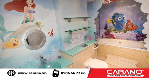 THIẾT KẾ PHÒNG TẮM CHO TRẺ EM CẦN LƯU Ý NHỮNG ĐIỀU NÀY