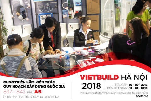 Triển lãm Vietbuild Hà Nội Tháng 9/2018